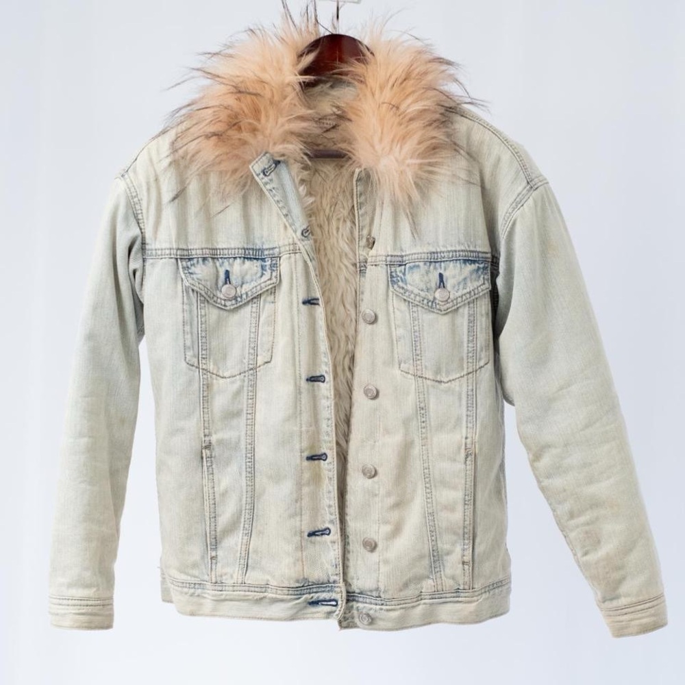 American Eagle Outfitters Faux Fur Lined Jacket